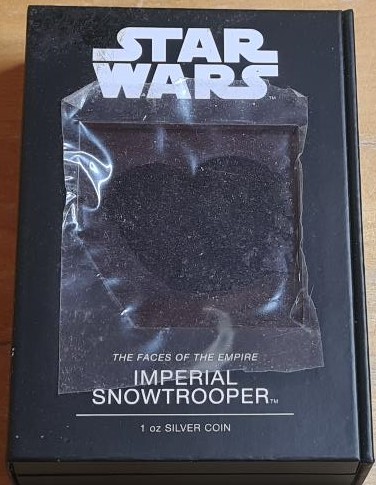 IMPERIAL SNOWTROOPER FACES OF THE EMPIRE 2021 1 oz Pure Silver Proof Special Shaped Coin - Image 5