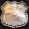 1 oz Silver - Icons of Route 66 Shield (Texas Cadillac Ranch)