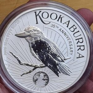 2025 Australian Silver Kookaburra '35th Anniversary' 10 oz Bullion Coin