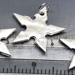 Alternative view of For the person who has it all necklace. This Star, like a Japanese shuriken  (NOT AT ALL FUNCTIONAL! )