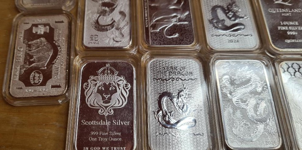Random 1oz silver Bar in capsule - Image 2