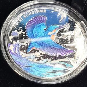 Niue 1$ 2023 1 oz Silver Coin Azure Kingfisher Proof