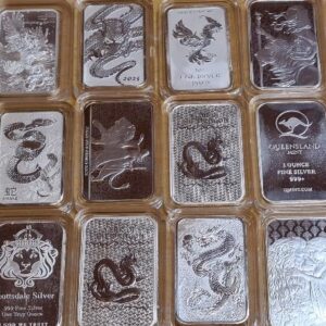 Random 1oz silver Bar in capsule