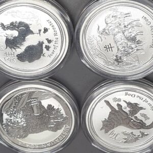 Random 1/2oz silver Coins, & Rounds in a capsule