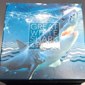 Alternative view of 2022 1oz Australia's Most Dangerous - Great White Shark .999 Silver Coloured Proof Coin
