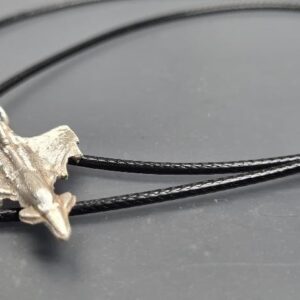 Alternative view of Euro Fighter Typhoon 999 Silver Pendant Necklace