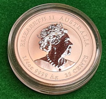 2020 1/4 ounce Year of the Mouse Lunar Silver Perth Mint Colourised - Image 2