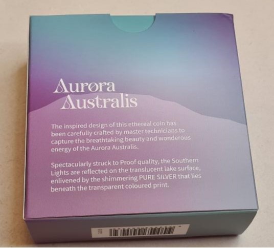 Perth Mint 2022 Aurora Australis 1oz Silver Proof Coin #439 out of 2000 - Image 3