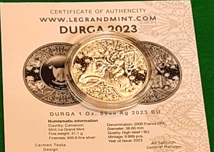 Complete Durga Proof Like Set of 4 with COA's from 2023, to 2026 - Image 14