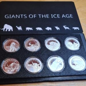 Giants of the Ice Age Complete 1oz Silver Set