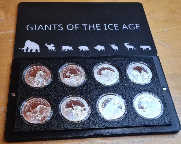 Giants of the Ice Age Complete 1oz Silver Set