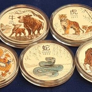 Lunar Series 3 Launch Set: 2020 Year of the Mouse 1 oz Collection Colourised - Image 12