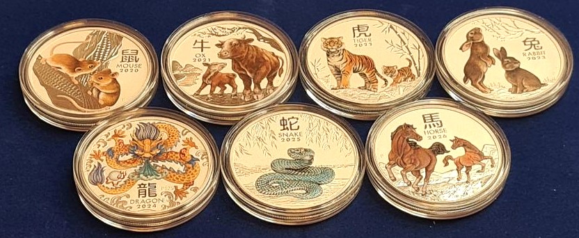 Lunar Series 3 Launch Set: 2020 Year of the Mouse 1 oz Collection Colourised - Image 12