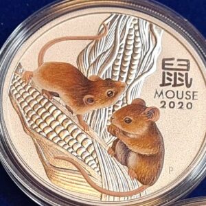 Lunar Series 3 Launch Set: 2020 Year of the Mouse 1 oz Collection Colourised - Image 13