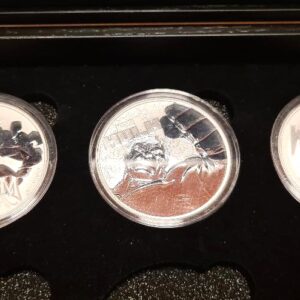 Marvel 9 1oz silver Set in Wooden Box - Image 3