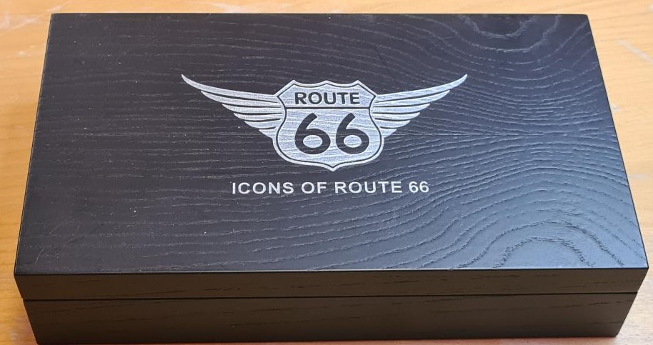 The Icons of Route 66 8-Piece 1oz Silver Shield Collection & Completer & Custom Box & MORE!!! - Image 2