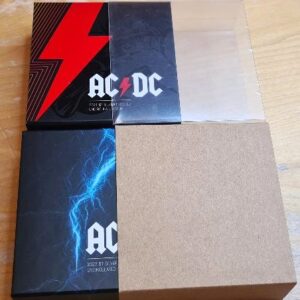 Alternative view of 2021 & 2023 ACDC AC/DC RAM 999 Silver Frosted Uncirculated 1 oz Coins PAIR! SET