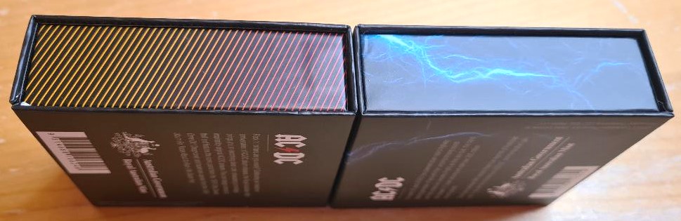 2021 & 2023 ACDC AC/DC RAM 999 Silver Frosted Uncirculated 1 oz Coins PAIR! SET - Image 5