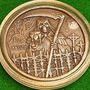 Grim Reaper 1oz Silver Rounds - 2017 & 2018 Ultra High Relief RARE! - Image 13