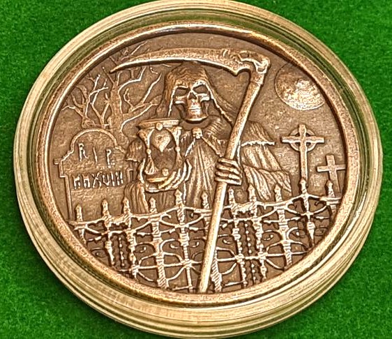 Grim Reaper 1oz Silver Rounds - 2017 & 2018 Ultra High Relief RARE! - Image 13