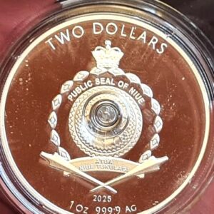 Ultra Rare 2025 Niue Moving Squirrels, 1 oz Silver High Relief Colourized Proof Coin - Image 11