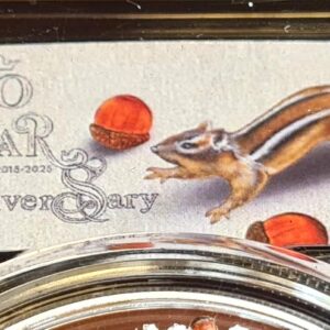 Ultra Rare 2025 Niue Moving Squirrels, 1 oz Silver High Relief Colourized Proof Coin