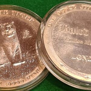 Baird and Co. 1oz Silver Round Lunar Tiger 9999 - Image 3