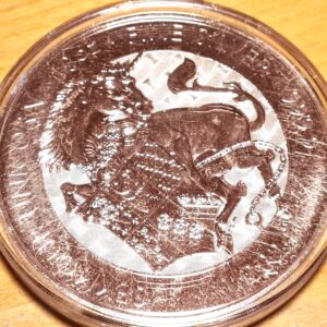 2024 10oz Silver Tudor Beast Seymour Unicorn BU Coin