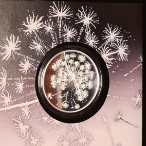 Make a Wish Dandelion 1 oz Silver Coin Le Grand Mint Limited 555