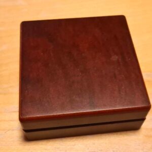 Alternative view of 2015 Somalia African Wildlife Elephant 1 oz Silver Antique Coin (In Wooden Box)