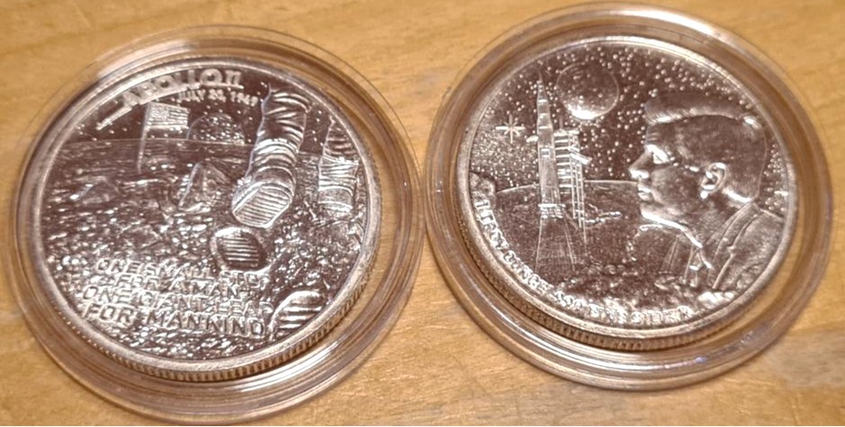 Apollo 11 Moon Landing 1 oz silver - Image 6
