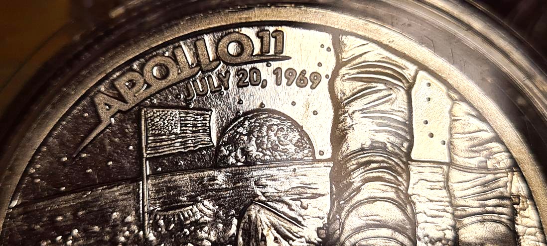 Apollo 11 Moon Landing 1 oz silver - Image 4