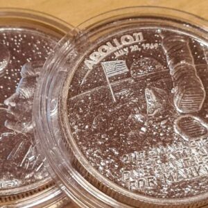 Apollo 11 Moon Landing 1 oz silver