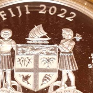 Alternative view of 2022 Fiji Ancient Warriors: Samurai 1 oz Silver Coin