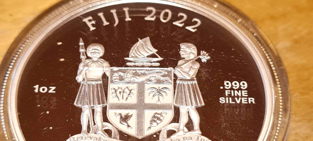 2022 Fiji Ancient Warriors: Samurai 1 oz Silver Coin - Image 2