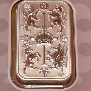 The Royal Celebration King Charles III Coronation 1oz Silver Minted Bar - Image 7