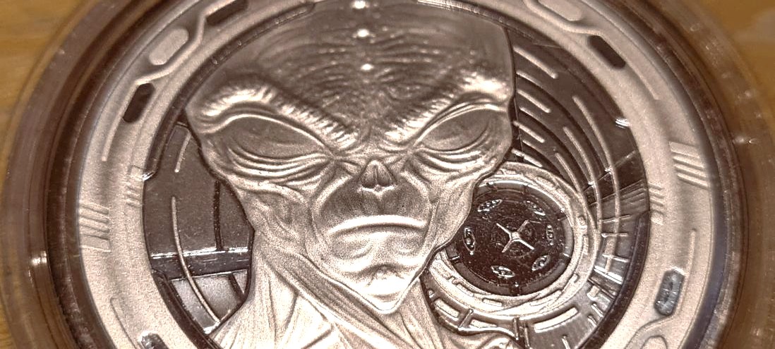 The Republic of Ghana Alien 1 oz Silver Coin Series ( all 3 ) - Image 8