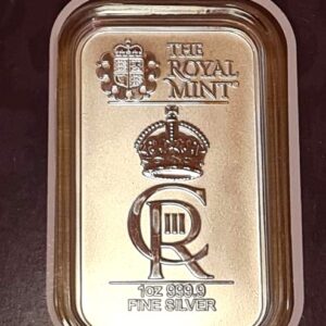 The Royal Celebration King Charles III Coronation 1oz Silver Minted Bar - Image 4