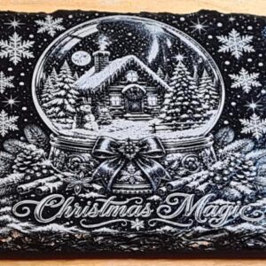 Custom Made Christmas Slate Coasters Set of 4 made by AceBullion - Image 4