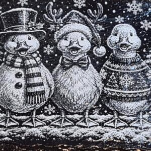 Custom Made Christmas Slate Coasters Set of 4 made by AceBullion - Image 5