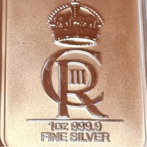 Alternative view of The Royal Celebration King Charles III Coronation 1oz Silver Minted Bar