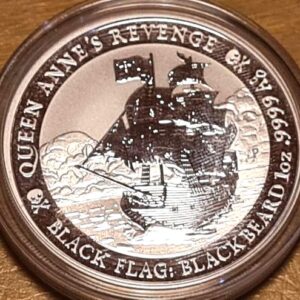 2019-2024 Tuvalu Black Flag Complete 6-Coin Series Set 1oz Silver BU - Image 10