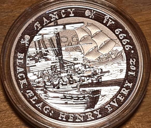 2019-2024 Tuvalu Black Flag Complete 6-Coin Series Set 1oz Silver BU - Image 14