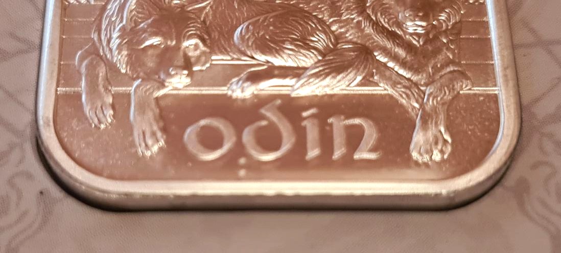 Norse Gods 1oz Silver Bullion Bar 3-Coin Set Loki Thor Odin Royal Mint x Germania Mint Carded - Image 3