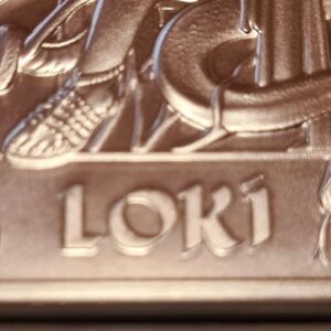 Norse Gods 1oz Silver Bullion Bar 3-Coin Set Loki Thor Odin Royal Mint x Germania Mint Carded - Image 4