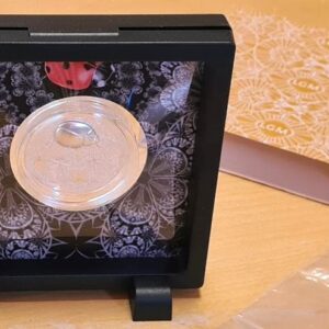 Alternative view of 2024 Liberia Entoma Ladybird 1oz Silver Proof Ultra High Relief Coin