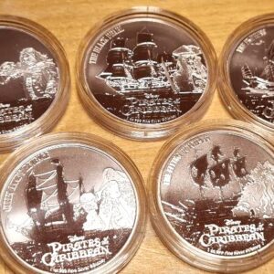 The Officially Licensed Disney Pirates of the Caribbean 1 oz Silver Coin Collection
