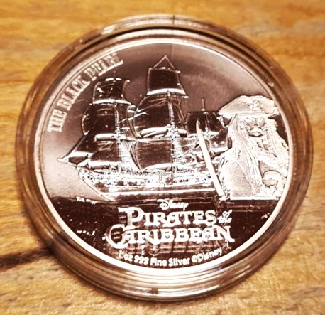 The Officially Licensed Disney Pirates of the Caribbean 1 oz Silver Coin Collection - Image 8