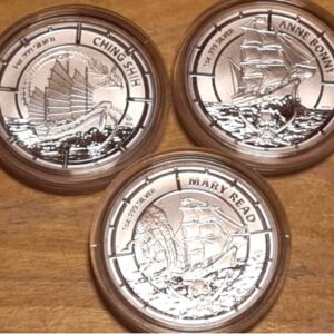 The Ching Shih, Anne Bonny, and Mary Read 1 oz Silver Coins