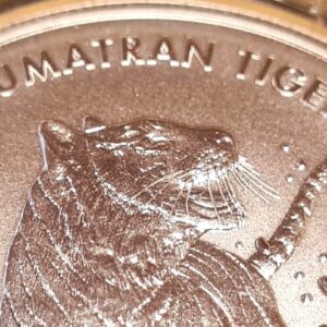 Alternative view of 2020 Australia Zoo Sumatran Tiger 1oz Silver Bullion Coin